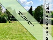 *RESERVIERT!* Baugrungstück 1290m² Weimar Legefeld von PRIVAT - Weimar