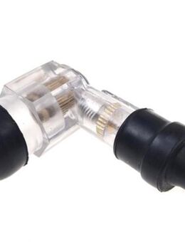 2 Stück Set Zündkerzenstecker transparent durchsichtig Plug cap - Eschershausen