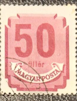 Briefmarke MAGYAR POSTA, 50 Filler, gestempelt - Leverkusen