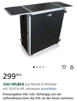 DJ Tisch ,Messestand ,Theke Zusammenklappbar - Wulkenzin