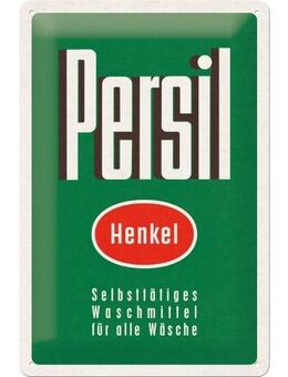 Schönes Persil Blechschild Verpackung 50er Waschpulver 20x30 cm - Hamburg