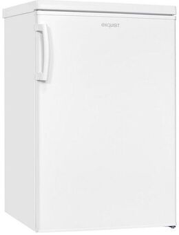 exquisit Kühlschrank KS16-4-HE-040D weiss, 85 cm hoch, 55 cm breit, 109 Liter Nutzinhalt, stufenlose Temperaturregelung, 4 Sterne