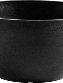 ECOPOTS Blumentopf BRUSSELS Dark Grey, BxTxH: 25x25x12 cm