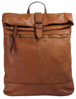 forty° Tagesrucksack, echt Leder, Made in Italy