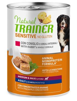 Natural Trainer Sensitive No Gluten Medium & Maxi Adult - Kaninchen (400 g)
