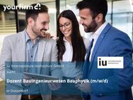 Dozent Bauingenieurwesen Bauphysik (m/w/d) - Düsseldorf