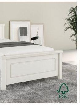 Home affaire Bett Svea, Komforteinstiegshöhe und Breite, auch für Senioren geeignet (H/B/L ca. 86/100/200 cm), Belastbarkeit 170KG! Schublade optional, Massivholz, mit Lattenrost