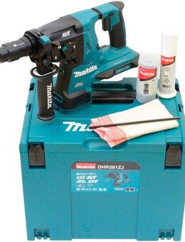 Makita Akku-Kombibohrhammer DHR281ZJ, max. 980 U/min, SDS-PLUS, inkl. Aufbewahrungskoffer, ohne Akku und Ladegerät