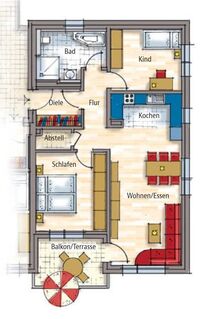 Neubau: 3-Zimmer-Wohnung in Heilsbronn!