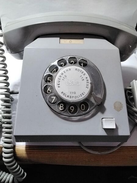 Telefon DDR 70er Jahre - Heiligenstadt (Heilbad) Zentrum