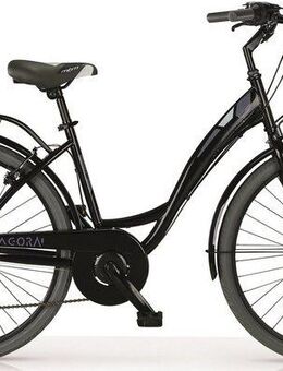 MBM Cityrad City Agora, 6 Gang Shimano TY 21 Schaltwerk, Kettenschaltung, für Damen und Herren, Kettenschaltung