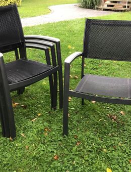 4 Gartenstühle dunkel - Hannoversch Münden Zentrum