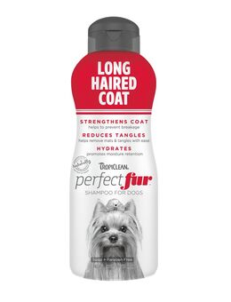 TropiClean PerfectFur Shampoo für langhaarige Hunde - Sparpaket: 2 x 473 ml