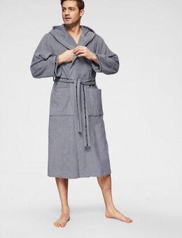 Bruno Banani Herrenbademantel »Danny« Normallänge & Überlänge, auch in extra lang, Hotelbademantel, Langform, Walkfrottee, Kapuze, Gürtel, mit Logostreifen, Herren Bademantel aus 100% Baumwolle, S-4XL