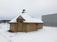 Saunakota KOTA mit Saunaanbau Grillkota 16,5m² Kiefer - Rietberg