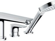 hansgrohe Wannenmischeinheit Talis E 3-Loch Einhebel für Secuflex, chrom