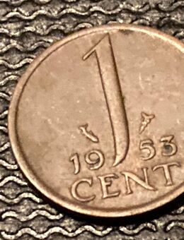 Münze Münzen Umlaufmünze Niederlande 1 Cent 1953 - Alzey