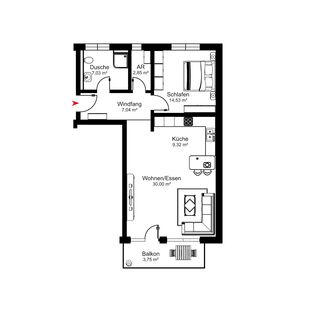 F&D | Scheffelstraße - Wohnung 6 - Haus 1