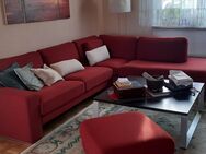 Rolf-Benz-Eckcouch mit Couchtisch und Hocker - Rudolstadt