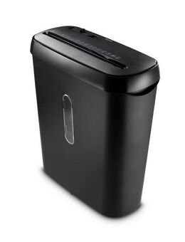 Hama Aktenvernichter Aktenvernichter Streifenschnitt (Papier + Plastik, Korb, 6 Blatt, P2), Mit Papierkorb, 6 mm Schnitzel, Automatik, Rücklauf