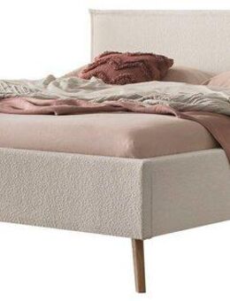 HASENA Polsterbett Selena, mit trendigem Bouclestoff, Rahmenhöhe von 23 cm und 4 Einlegetiefen