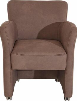 exxpo - sofa fashion Sessel Intenso, Loungesessel, modern, wahlweise in Leder oder Textil, hohe Bodenfreiheit, frei im Raum stellbar, hoher Sitzkomfort