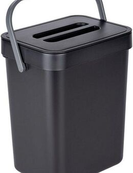 WENKO Mülleimer Modell Tago, Abfalleimer für die Küche zum Einhängen, mit Griff, 5 L