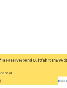Laminierer*in Faserverbund Luftfahrt (m/w/d) - Augsburg