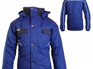 Premium Edition isolierte Winterjacke mit Reflektoren Kapuze blau Set 3425 - Ingolstadt