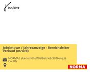 Jobsintown / Jahresanzeige - Bereichsleiter Verkauf (m/w/d)
