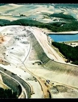 Alte AK der Großbaustelle Edersee Pumpspeicherwerk Peterskopf - Niederfischbach