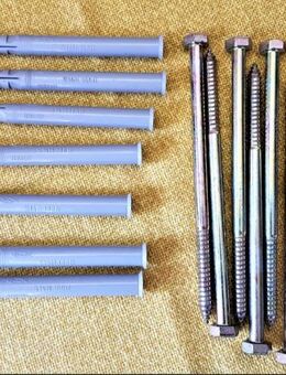 Fischer Langschaftdübel 14 mm Ø / 175 mm lang + fischer Schrauben - Leverkusen