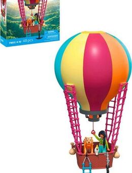 Playmobil® Ballonreise (71853), Animals & Friends Konstruktions-Spielset, (48 St), Made in Europe