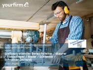 Stellvertretender Bereichsleiter / Maurer / Fliesenleger / Maler / Schlosser / Schreiner (m/w/d) - Böblingen