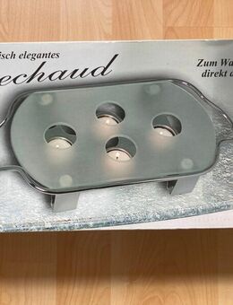 NEU Warmhalteplatte Rechaud Speisenwärmer, verchromt - Wuppertal