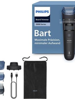 Philips Bartschneider Serie 5000 BT5780/15, mit 40 einstellbaren Schnittlängen, inkl. Ladestation