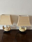 2 x Leuchten Lampen mit Ente aus Keramik Nachttischlampe in 88131