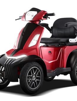 Best Ager 4-Rad E-Mobil 25km/h Rot | 1kW, 60km Reichweite - Frankfurt (Main) Fechenheim