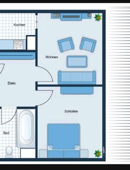 Sofort einziehen! Gemütliche Wohnung im 4.OG, mit Aufzug. - Chemnitz