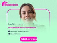 Sachbearbeiter im Vertriebsinnendienst (m/w/d) - Langen (Hessen)