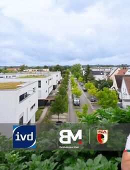 Helle 1,5-Zimmer-Dachgeschosswohnung mit Loggia in Augsburg-Pfersee - Augsburg