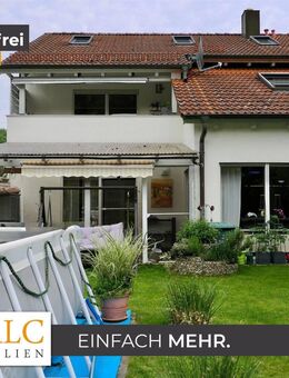 Einfach Mehr: Top-Lage-Zustand-3-Zimmer-Erdgeschoss-Garten-Wohnung, West-Terrasse, 2PKW-Stellplätze. - Bad Abbach