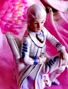 Vintage Deko Figur  , sitzender Herr  ! - Oberharz am Brocken