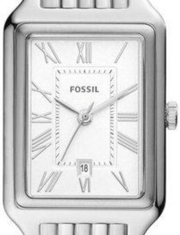 Fossil Quarzuhr RAQUEL ES5221, Armbanduhr, Damenuhr, Datum, analog, Edelstahlarmband