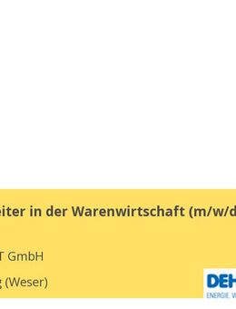 Sachbearbeiter in der Warenwirtschaft (m/w/d) - Nienburg (Weser)