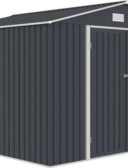 KONIFERA Gerätehaus Gartenhaus Metall Geräteschuppen, inkl. Bodenrahmen, BxT: 277x259 cm, wetterfest und langlebig, nahezu wartungsfrei