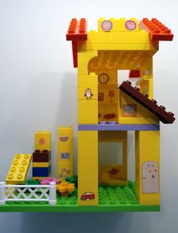 Lego UNICO Steine Haus Peppa Wutz - 54 Teile mit Bauplatten - Koblenz Zentrum