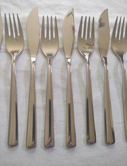 WMF Cromargan Besteck Fischbesteck 4 Personen 4 Fischmesser und 4 Fischgabeln gut erhalten - Grünendeich