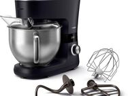 Philips Küchenmaschine HR7962/01, 1000 W, 5,5 l Schüssel, ProKnead Technologie, inkl. Knethaken, Schneebesen und Quirl