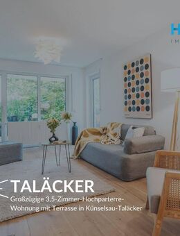 TALÄCKER - Großzügige 3,5-Zimmer-Hochparterrewohnung mit Terrasse in Künzelsau-Taläcker - Künzelsau